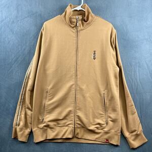 Vintage 90's es Brand Skateboarding Full Zip Jacket Mock Neck XL Argyle LL-07